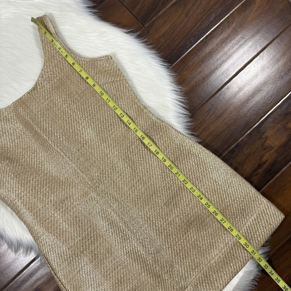 Antonio Melani X The Style Bungalow Size 8 Raffia Manana Scoop Neck Dress - Picture 5 of 12